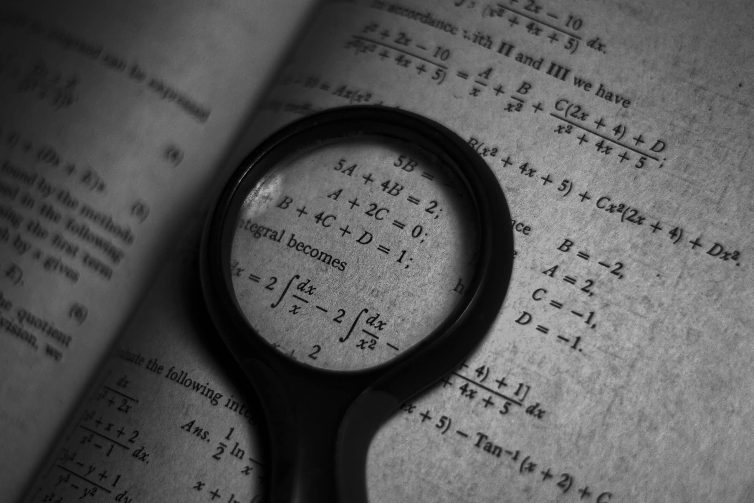 Student studying mathematics